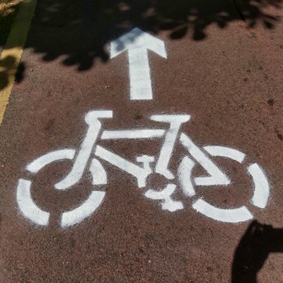 Bike stencil