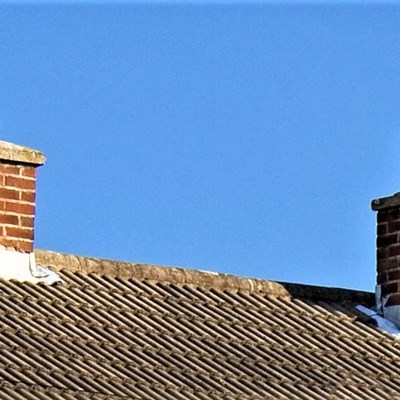 A generic picture showing household chimneys