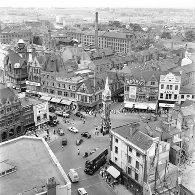 Aerial view of the Clock Tower