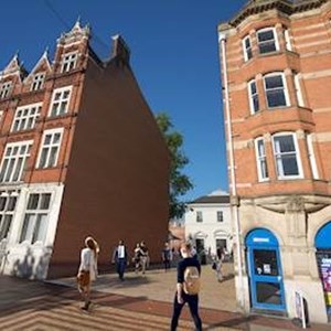 Artist's impression showing new link following demolition of 15 Horsefair Street