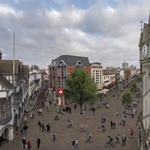 Artist's impression showing the revamped Clock Tower area