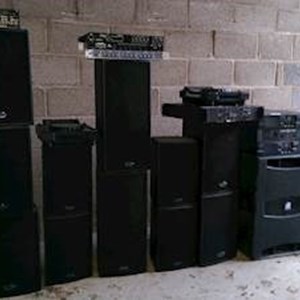 Seized sound equipment from MAMBA
