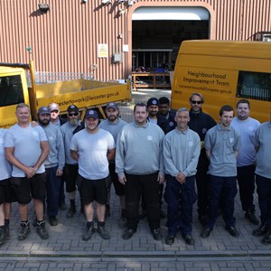 Image: The council's neighbourhood improvement team
