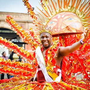 Caribbean Carnival man parade costume