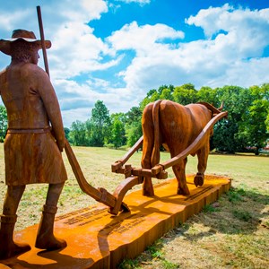 Image of ox sculpture