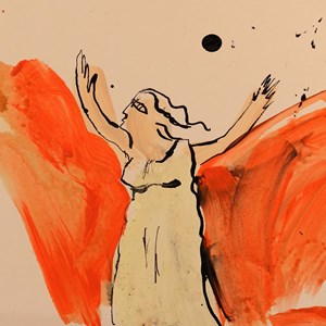 Animated figure from I'm OK short film