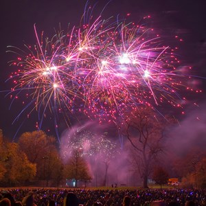 Fireworks over Abbey Park