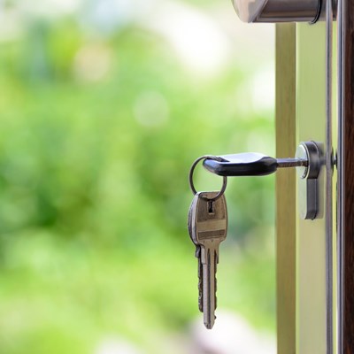 Key in door