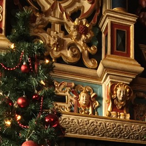Guildhall Christmas decorations detail