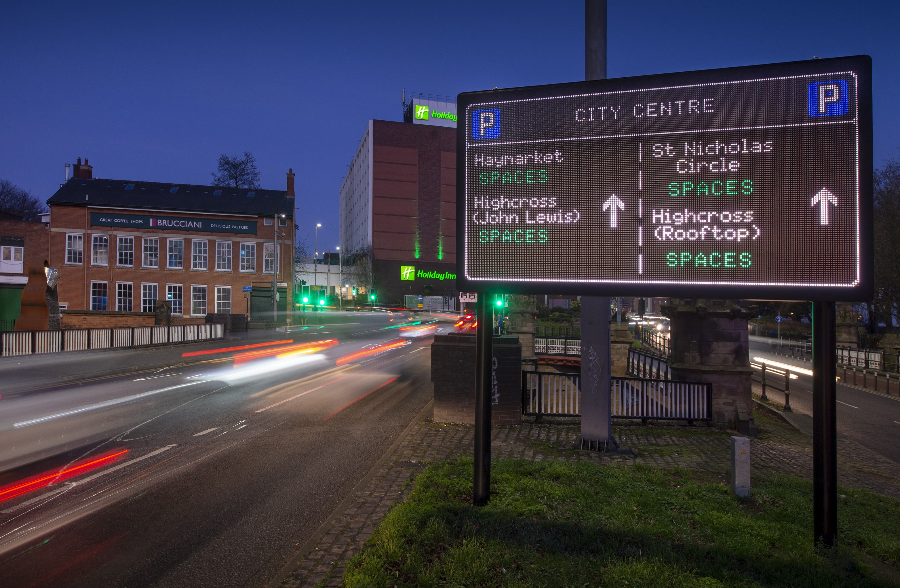 Parking sign in Leicester