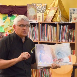 Image: Leicester libraries storytelling session