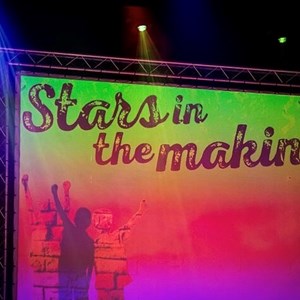 Image: The Stars in the Making banner backdrop at the awards event