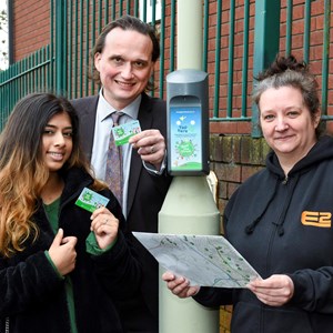 Cllr Adam Clarke helps launch the new 'Beat the Street' initiative