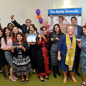 Image: The winners of Smile Awards at the awards ceremony in Leicester