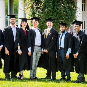 Image: Class of 2019 apprentices at their graduation event at De Montfort Hall