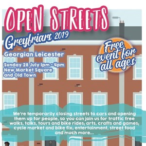 Image: Open Streets July 2019 promotional poster