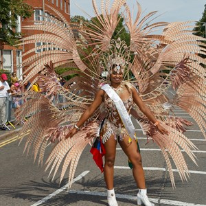 An image from a previous Caribbean Carnival in Leicester