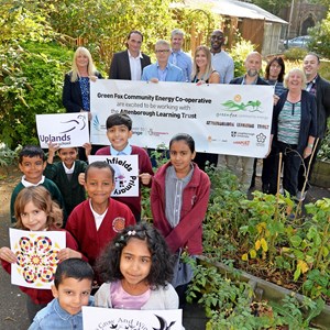 Group shot at launch of grant