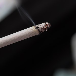 Image: a cigarette