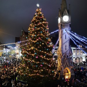 Leicester's Christmas tree