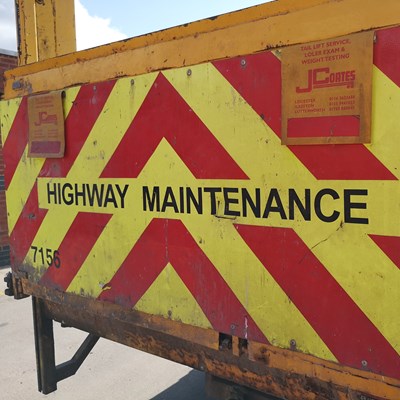 Highway maintenance lorry