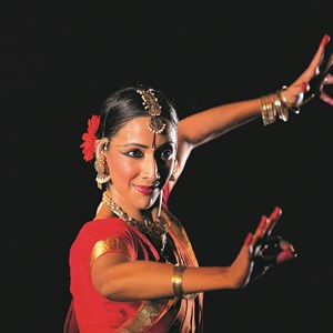 Indian dancer Mythili Prakash onstage