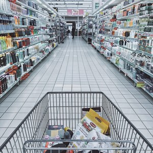 Image: a shopping trolley