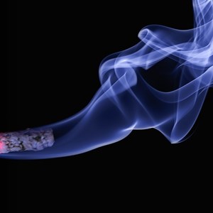 a cigarette
