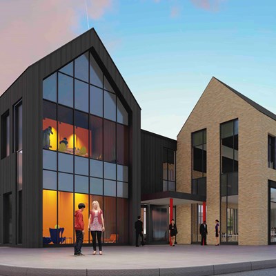 Artist's impression of new office development at Waterside