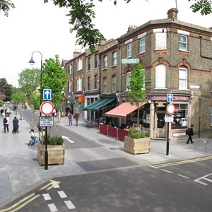 Permanent Mini Holland scheme at Waltham Forest, London