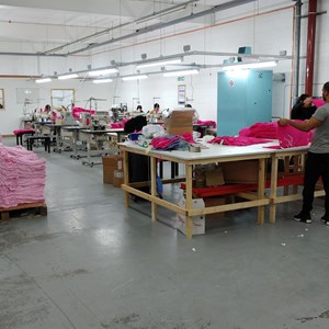 A picture of a textiles business