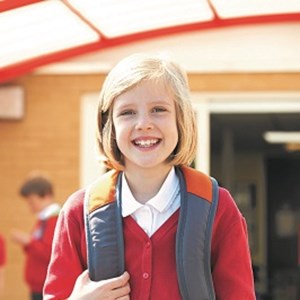 A school pupil (stock photo)