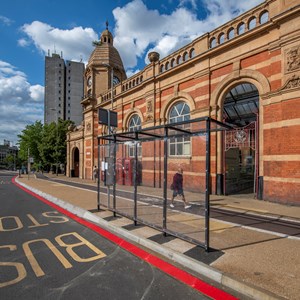 Leicester train station from London Road