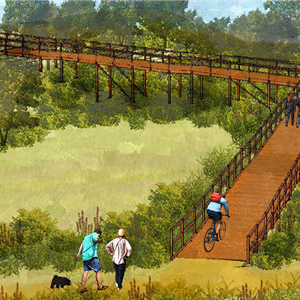 Artist's impression of completed Marsden Lane ramp