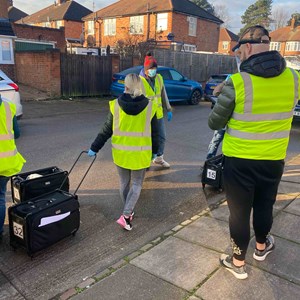 Community testing team in Leicester