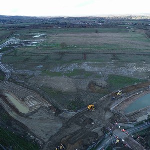 View of Ashton Green development site