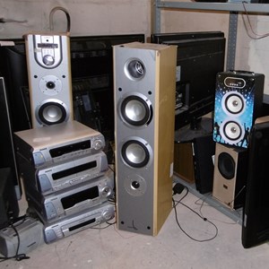 Speakers confiscated by noise team officers