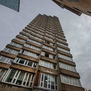 Image of Goscote House from below