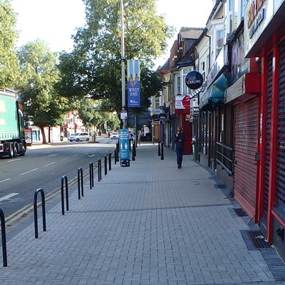 View of Narborough Road after improvements