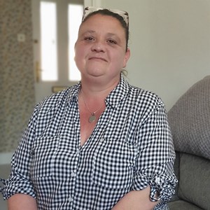 Foster carer Sarah, who is talking about her experiences in Foster Care Fortnight