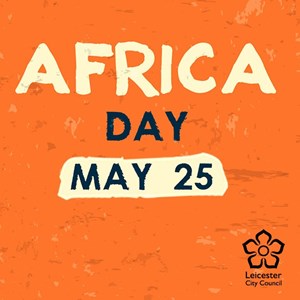 A graphic of Africa for Africa Day, 25 May