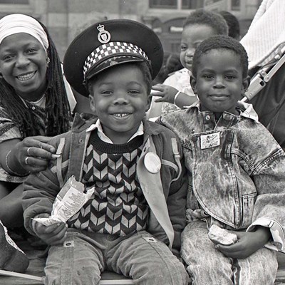 Leicester's Caribbean Carnival in 1987