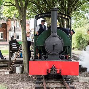 Narrow gauge railway at Abbey Pumping Station