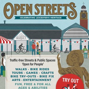 A graphic to illustrate Open Streets