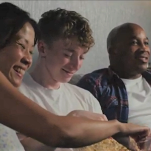 A picture of a foster family (posed/generic pic)