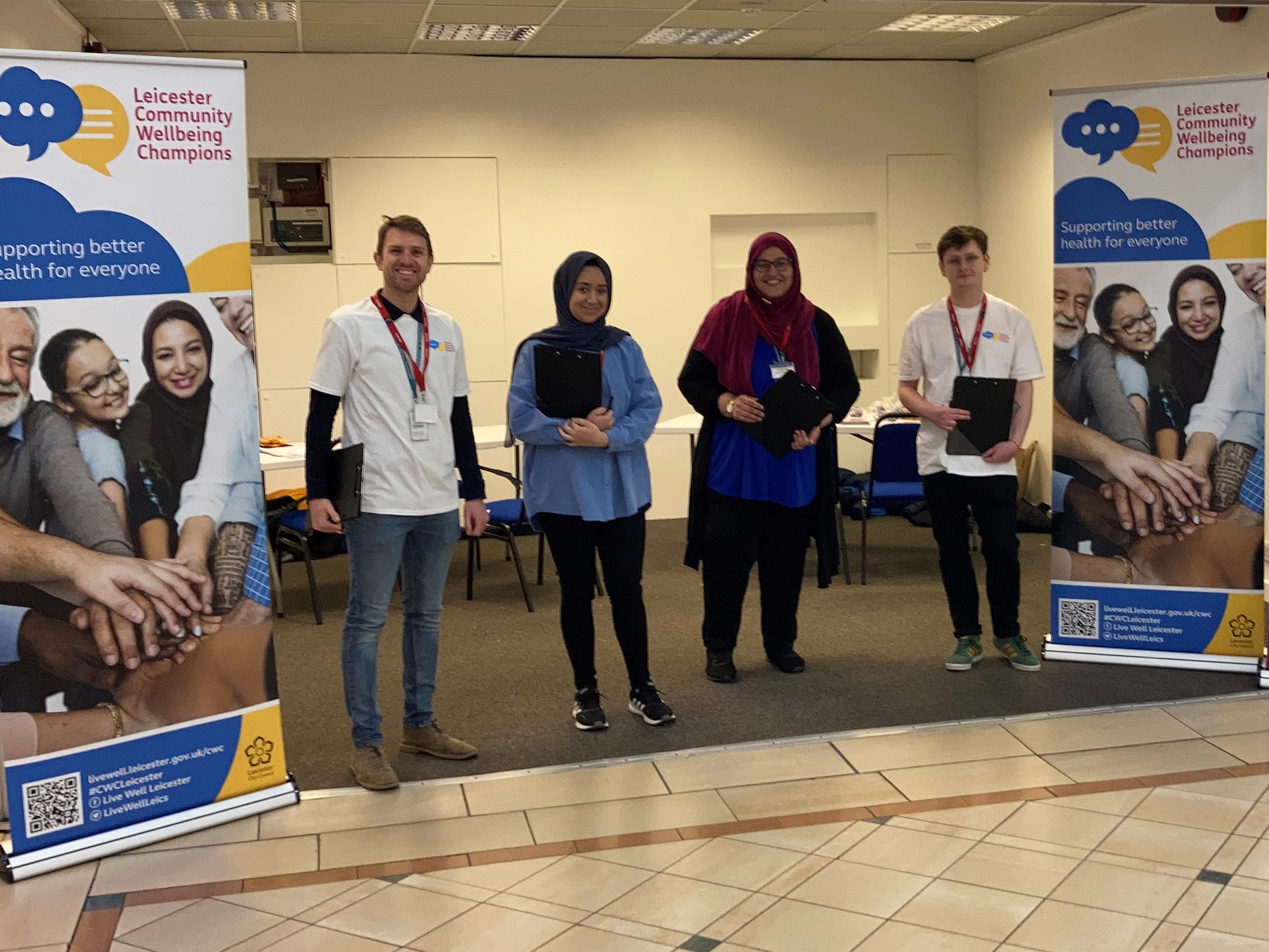 Community facilitators from the city council's public health dept