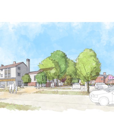 Artist's impression of Marwood Rd by Levitate Architects