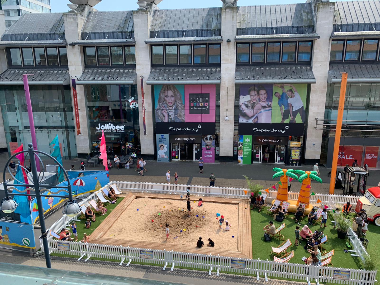 Leicester's beach in 2021