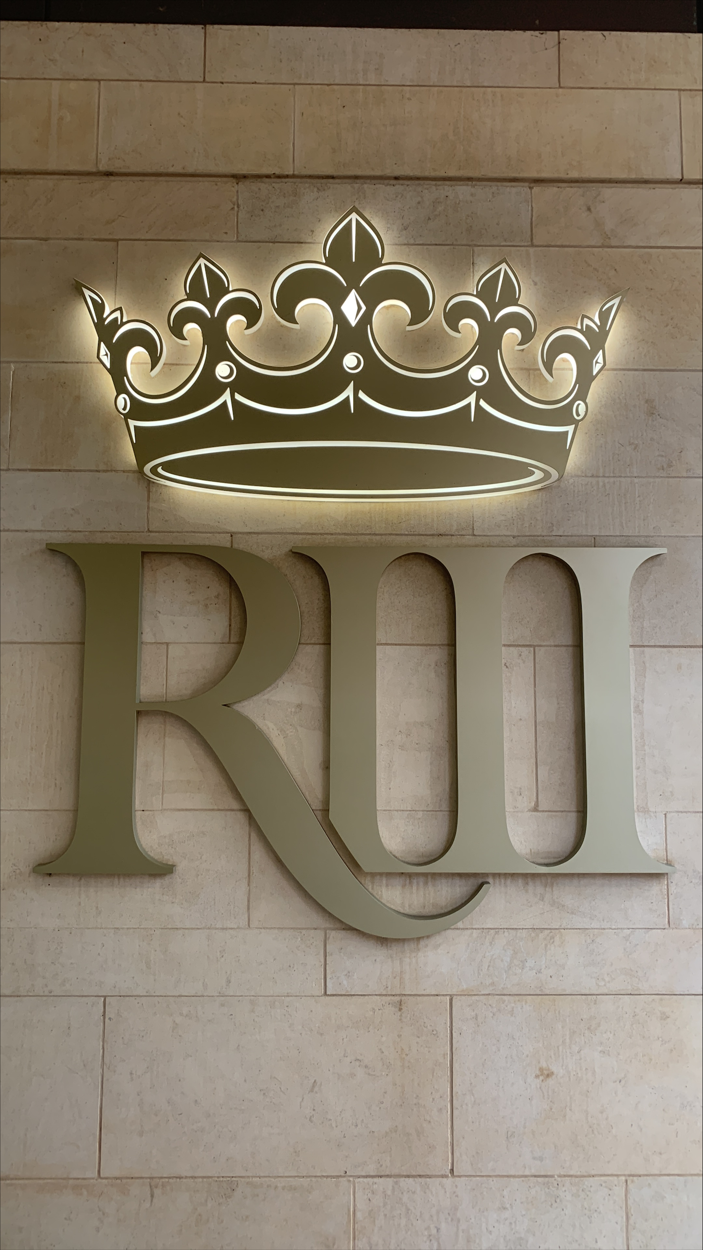 The sign outside the visitor centre