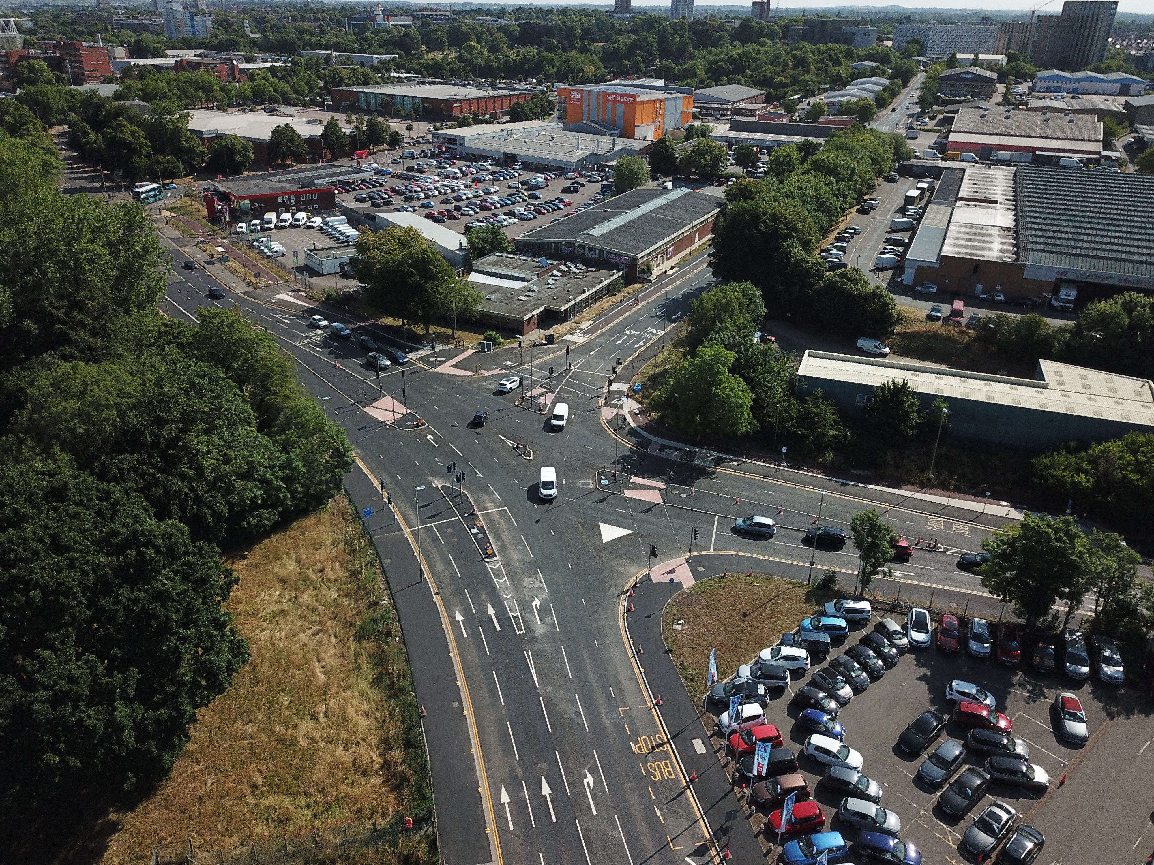 Work completed on new link road and junction improvements